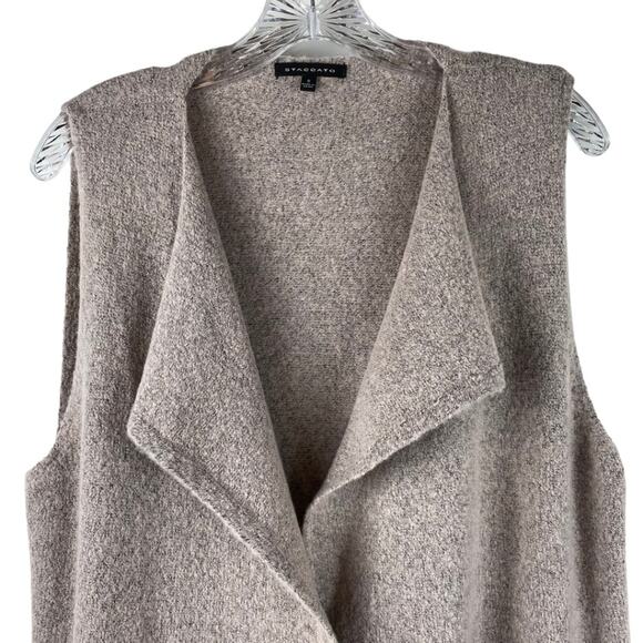 STACCATO Long Vest Duster Soft Knit with Pockets S - Picture 3 of 9